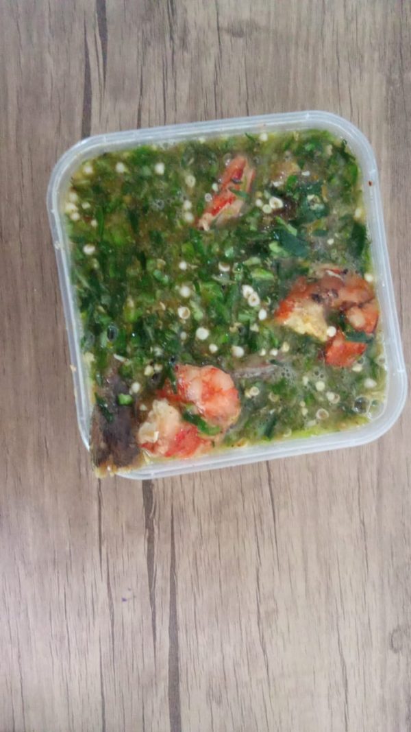 Seafood Okro Soup With Fresh Fish, Prawns & Mixed Seafood - Image 2