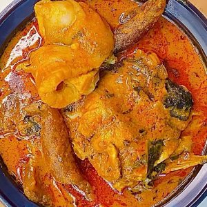 Banga Soup with Assorted Protein