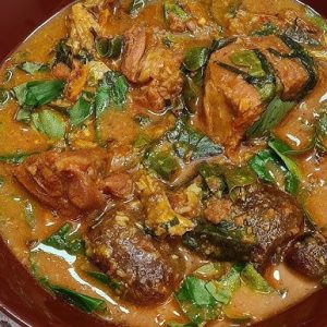 Oha Soup with Assorted protein